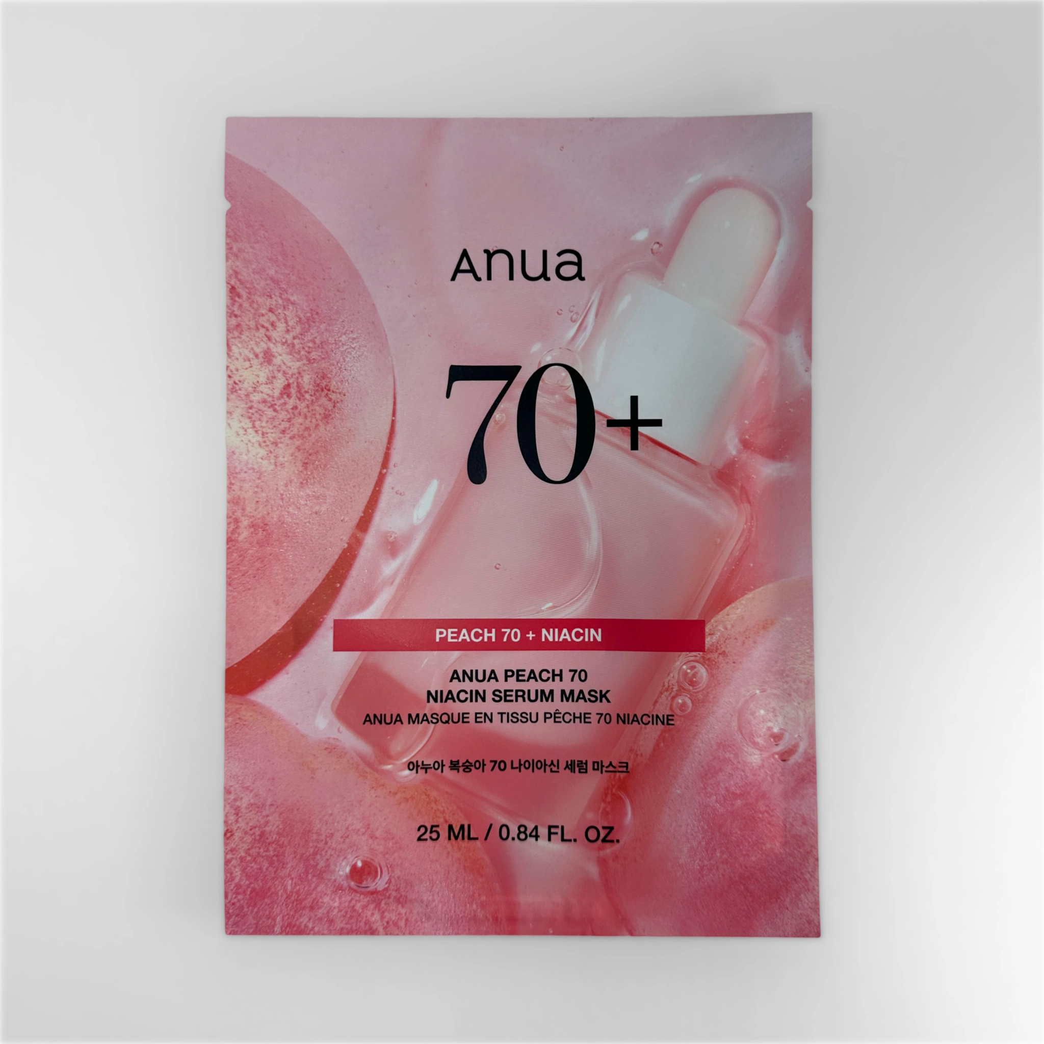Peach 70 Niacin Serum Mask (1 sheet)